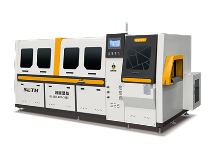 工业铝材高精度三轴数控无尾料切铝机