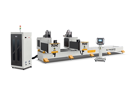 江苏工业铝型材三轴数控双头直角切割锯